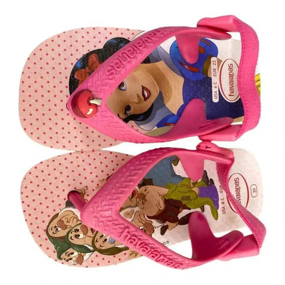 Havaianas Snow White Disney toddler baby size 6C - Picture 5 of 7